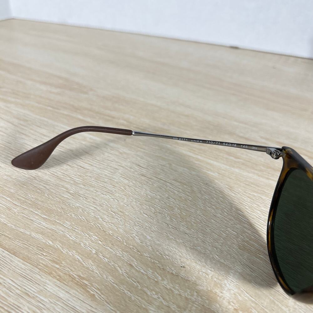 Ray-Ban RB4171 Erika 710/71 Sunglasses Tortoise Shell Italy 54-18-145 - Picture 14 of 14